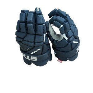 STX Surgeon Mens Lacrosse 700 LAX Gloves 13 inch Large L Black DFLKT Pair